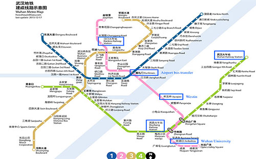 武漢地鐵1-8號(hào)線顏色及相關(guān)含義詳解