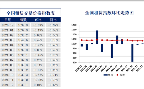 中國城市住房租賃價格指數(shù)報告2021