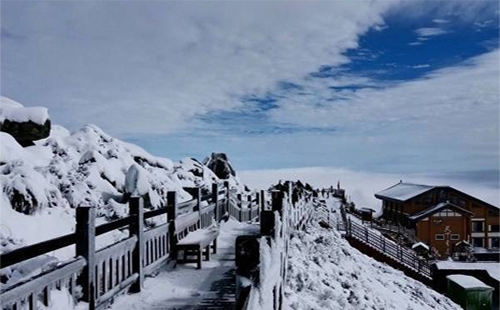 黃陂清涼寨今天下雪了 2018黃陂清涼寨賞雪游玩攻略