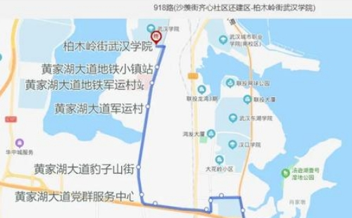 武漢公交918路線路查詢最新2021